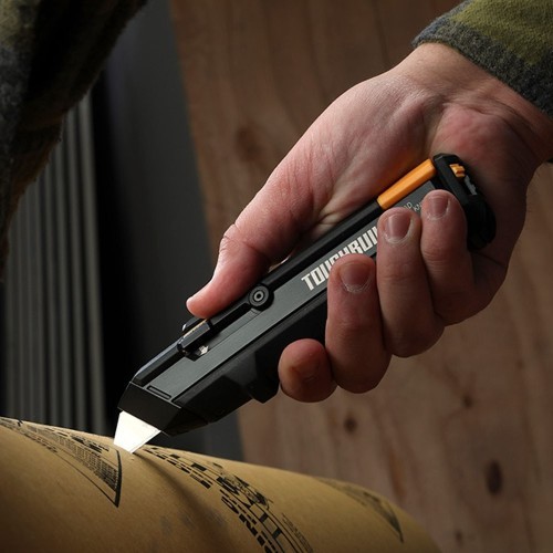 Cúter Recargable Con 10 Hojas Multipropósito Mango Ergonómico Toughbuilt