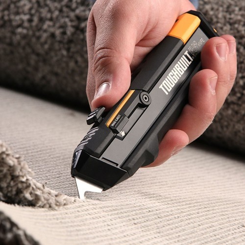 Cúter Recargable Con 10 Hojas Multipropósito Mango Ergonómico Toughbuilt