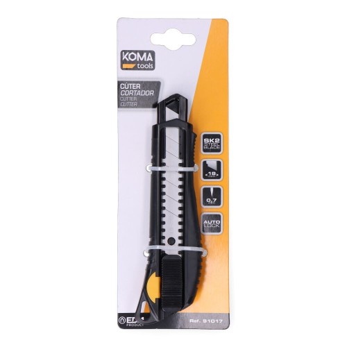 Cutter ABS Cuchilla 18mm Grosor 0.7mm KOMA TOOLS