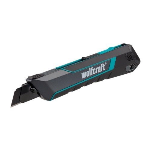 Cutter Profesional Metal 18mm AutoBloqueo Cuchilla ProSharp WOLFCRAFT