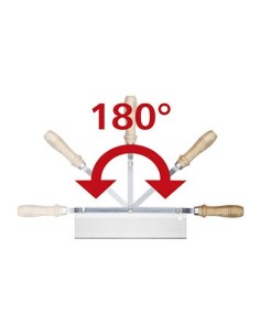 Sierra De Mano Mango Acodado Orientable 390x45x90mm WOLFCRAFT 2