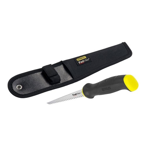 Mini Serrucho Acero Punta Afilada Mango Ergonómico Con Funda Stanley
