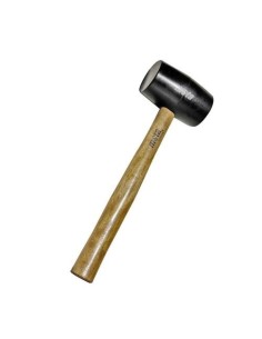 Maza Goma 500g Mango Madera 56mm MOTA HERRAMIENTAS