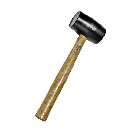 Maza Goma 500g Mango Madera 56mm MOTA HERRAMIENTAS