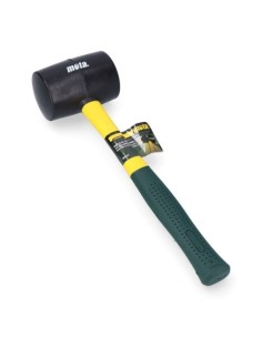 Maza De Goma 700g Mango De Fibra 62mm MOTA HERRAMIENTAS