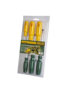 Juego De Destornilladores Punta Plana Y Phillips 6 Unidades MOTA HERRAMIENTAS
