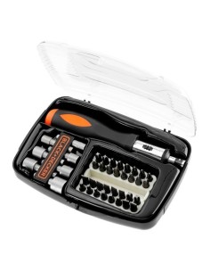 Atornillador De Carraca Juego 40Piezas 25mm Multiformato BLACK+DECKER