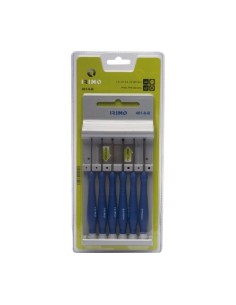 Juego Destornilladores Precisión 6Piezas Ranurados 16mm 20mm 25mm 30mm Phillips PH0 PH00 Cromados Irimo 2