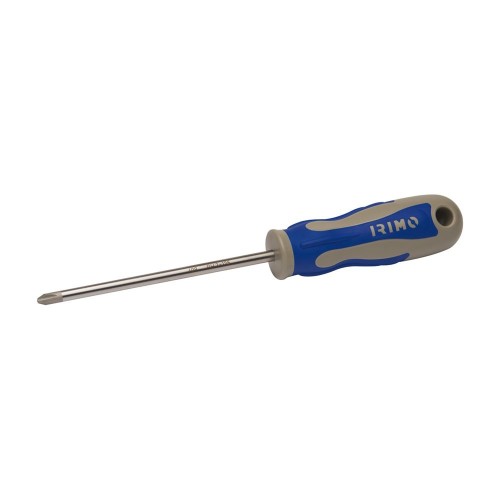 Destornillador Phillips Acero 3x75mm Mango Bi-Componente Irimo