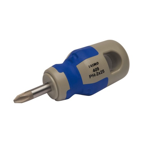 Destornillador Phillips Punta PH1 25mm Mango Bimaterial Acero Irimo