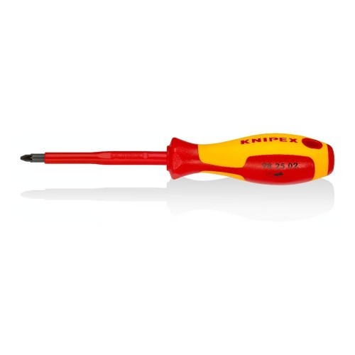 Destornillador Aislado Pozidriv PZ2 212mm Mango Bicolor KNIPEX