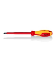 Destornillador Aislado Pozidriv PZ3 270mm Mango Bicolor KNIPEX