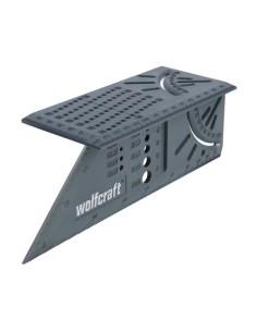 Escuadra 3D Plástico Medidas 180x320mm Gris Wolfcraft