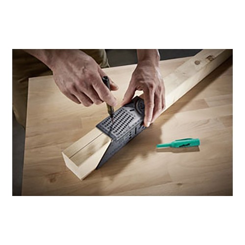 Escuadra 3D Plástico Medidas 180x320mm Gris Wolfcraft