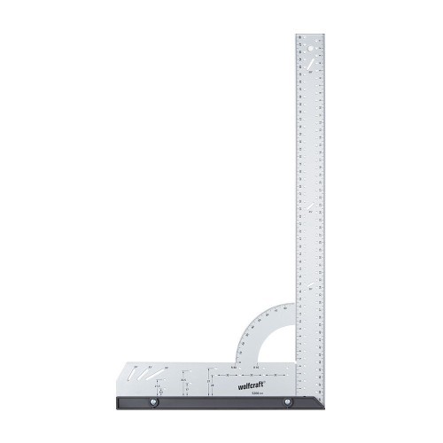 Escuadra Universal Acero 500mm Tope Plástico Extraíble Wolfcraft