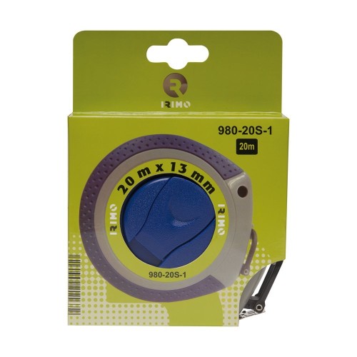 Cinta Métrica Acero 20mX13mm Precisión Clase II Caja ABS Irimo