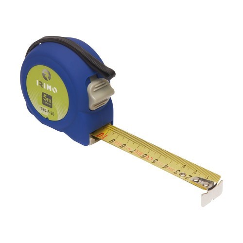 Flexómetro Acero 5mX19mm ClaseII Recubrimiento Nailon Caja ABS IRIMO