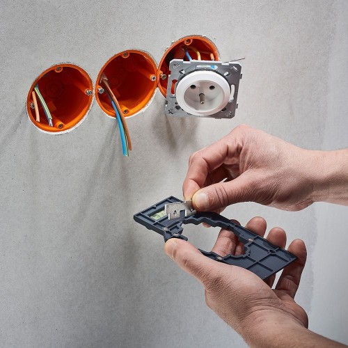 Plantilla Marcado Alineación 71mm 91mm Nivel Burbuja WOLFCRAFT