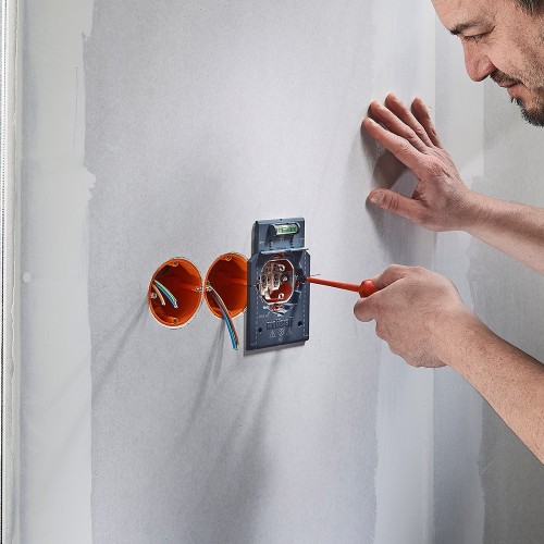 Plantilla Marcado Alineación 71mm 91mm Nivel Burbuja WOLFCRAFT