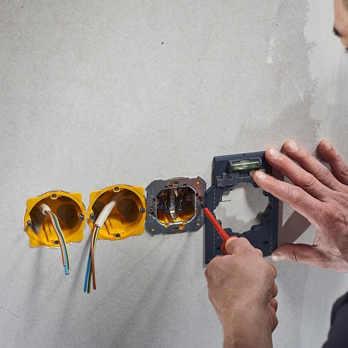 Plantilla Marcado Alineación 71mm 91mm Nivel Burbuja WOLFCRAFT