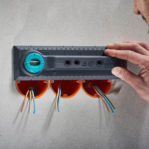 Plantilla De Perforación 71mm 91mm Nivel Burbuja Instalación Eléctrica WOLFCRAFT