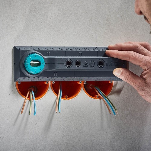 Plantilla De Perforación 71mm 91mm Nivel Burbuja Instalación Eléctrica WOLFCRAFT