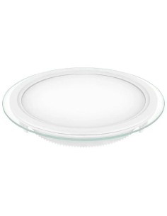 Downlight LED redondo cristal 24W.Fría - 1
