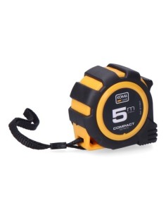 Flexómetro ABS 5m x 19mm Antideslizante Cinta Amarilla KOMA TOOLS 2