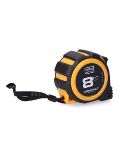 Flexómetro ABS 8mX25mm Antideslizante Numeración Amarilla KOMA TOOLS 2