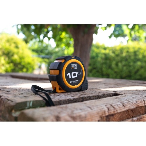 Flexómetro ABS 10mX25mm Antideslizante Amarillo KOMA TOOLS