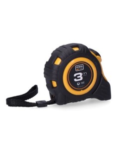 Flexómetro ABS 3mx16mm Gancho Magnético Clip Auto Lock Amarillo KOMA TOOLS 2