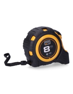 Flexómetro ABS 8mX25mm Gancho Magnético Cinta Amarilla KOMA TOOLS 2