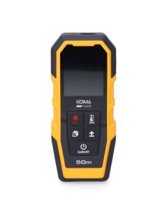 Medidor Láser Digital 50m Precisión±2mm Pantalla Retroiluminada KOMA TOOLS