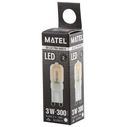 Bombilla LED G9 230V 3W plana (Fría, Cálida, Neutra) - 2 Bombilla LED G9 230V 3W plana (Fría, Cálida, Neutra) - 2