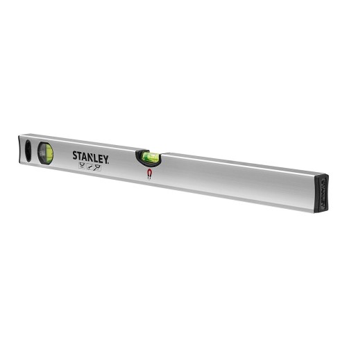 Nivel Tubular Magnético Aluminio 60cm Precisión 0.5mm/m Amarillo Stanley