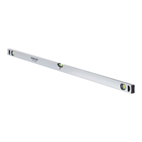 Nivel Tubular Magnético Aluminio 120cm Precisión 0.5mm/m Amarillo Stanley