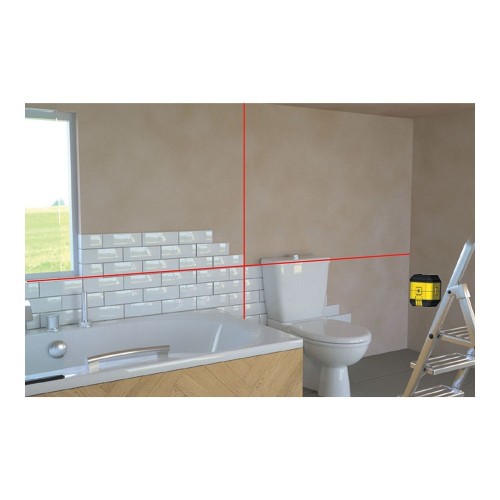 Nivel Láser Cruz Rojo Alcance12m Precisión0.6mmm NivelaciónAutomática STANLEY