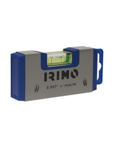 Nivel Magnético Acrílico 10cm Alta Visibilidad Clip Imán IRIMO