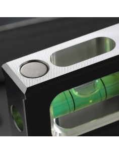 Nivel Torpedo Aluminio 23cm 4 Burbujas Imán Neodimio Toughbuilt 2