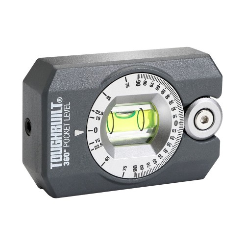 Nivel De Bolsillo Burbuja 360° Imán Neodimio Resistente Toughbuilt