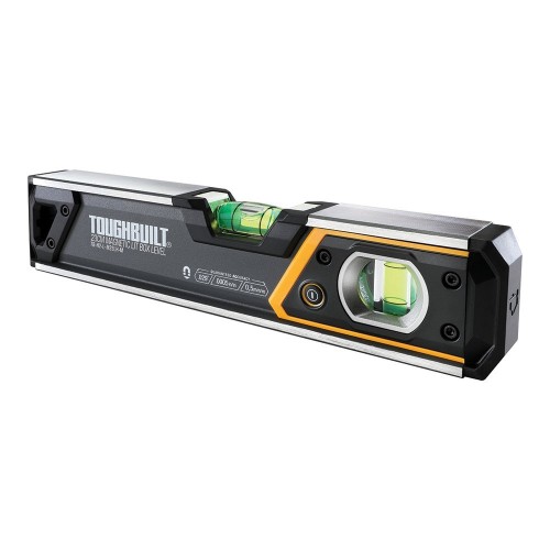 Nivel Magnético Tubular LED 23cm Neodimio Con Pilas AAA TOUGHBUILT