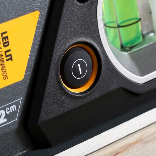 Nivel Magnético Aluminio 120cm Burbuja Iluminada Imán Led TOUGHBUILT