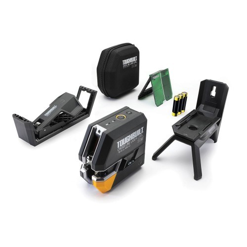 Nivel Láser Cruz 30m Línea Verde IP54 Autonivelación TOUGHBUILT