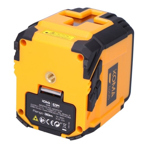 Nivel Láser 30m Precisión ±3mm 7.3x5.8x7.4cm Funda IP54 KOMA TOOLS