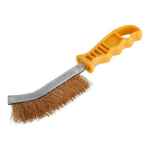 Cepillo Metálico Latón 265mm Mango Plástico WOLFCRAFT