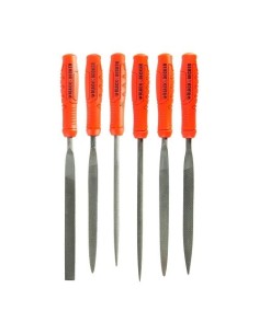 Set Limas Manuales Metal Mango Antideslizante 6Pzs BLACK+DECKER
