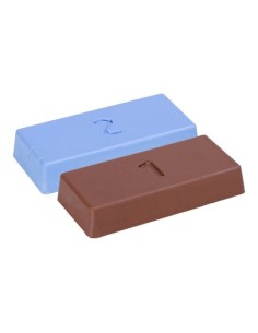 Pasta De Pulir Metales 2Piezas Marrón Azul 0.127kg WOLFCRAFT