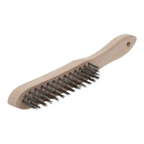 Cepillo Manual Alambre Acero Mango Madera 280mm 35mm WOLFCRAFT