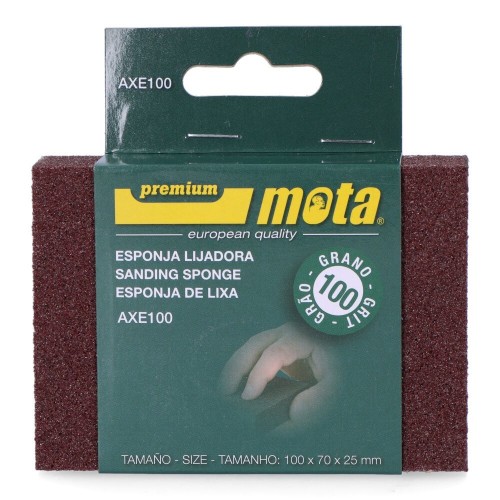 Lija Esponja ÓxidoAluminio Grano100 AXE100 MOTA HERRAMIENTAS