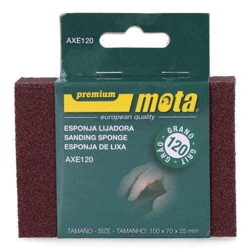 Lija Esponja Oxido Aluminio Grano120 AXE120 MOTA HERRAMIENTAS